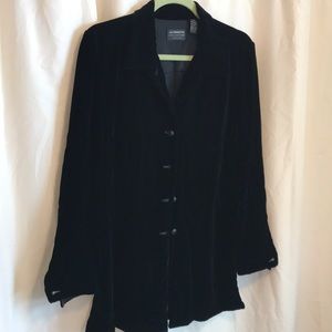 Ladies velvet jacket